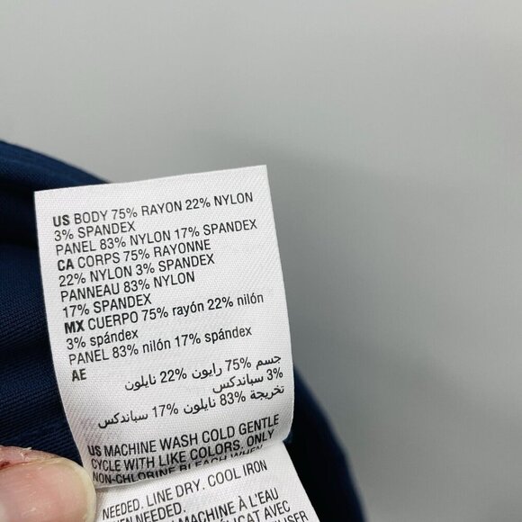 JM Collection Womens Plus Size 0X Tummy Control Pull-On Capri Pants in Blue $49 - Picture 9 of 9